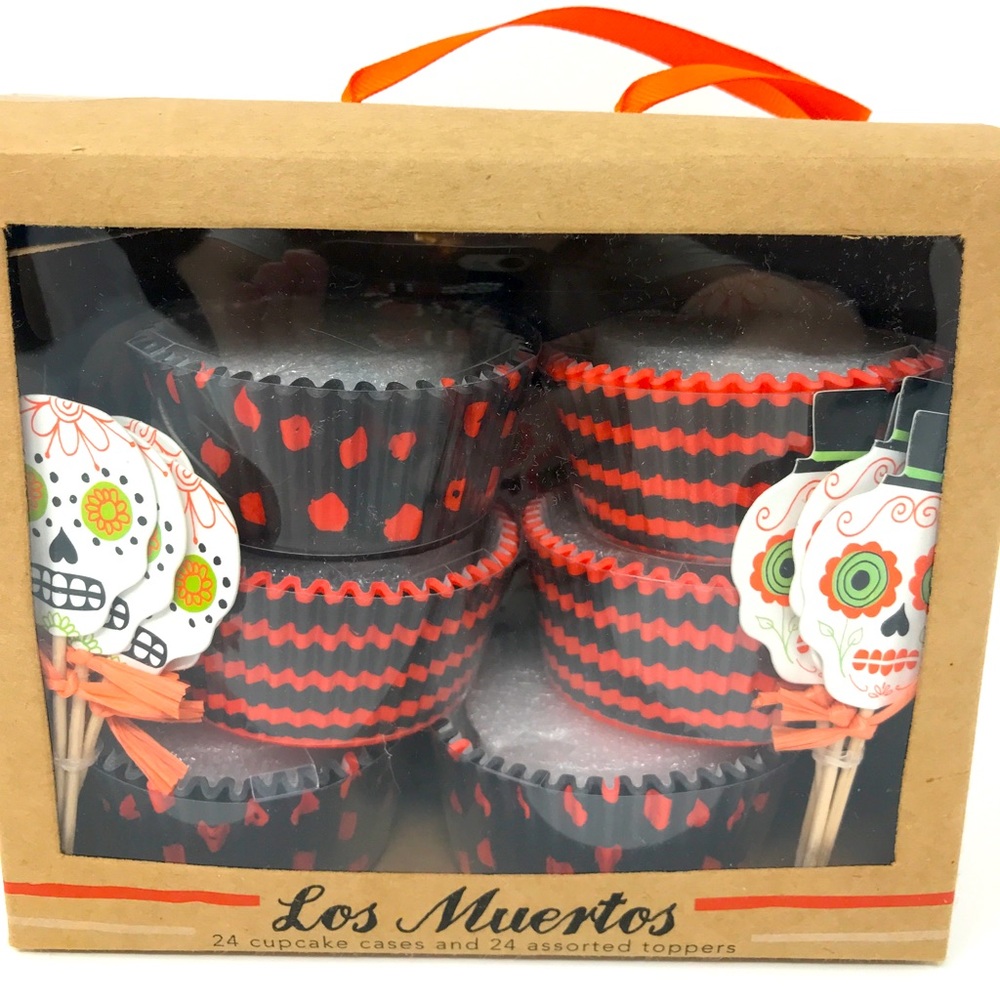 Meri Meri Los Muertos Cupcake Cases & Toppers